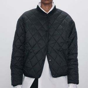 Zara puffer quilted jacket